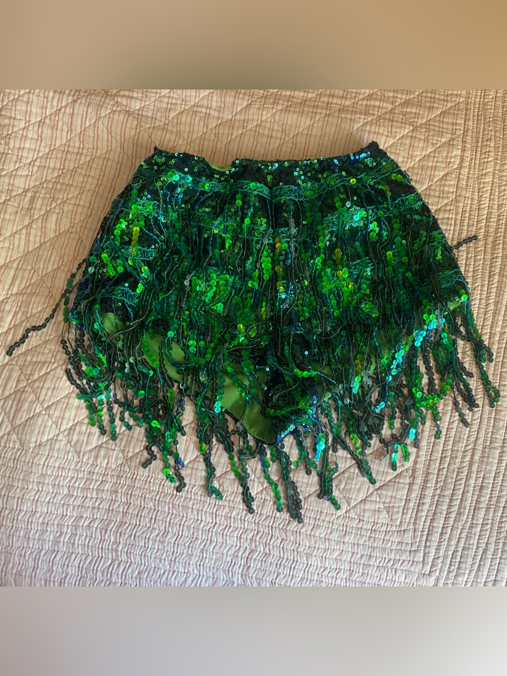 Green Sequin Mermaid Fringe Festival Shorts